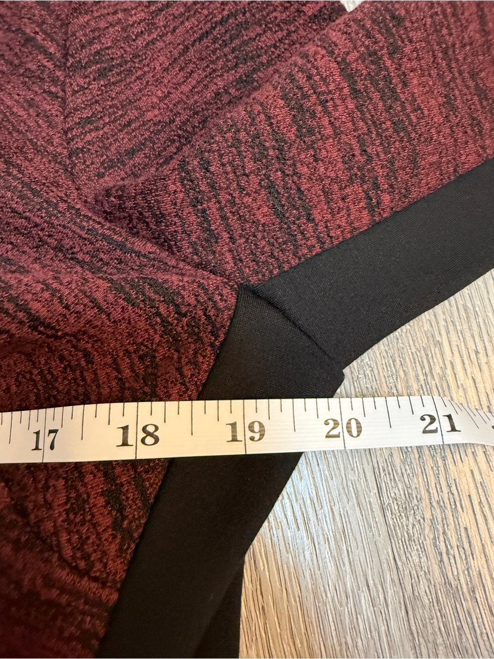 NWT Lauren Ralph Lauren Women’s Dress Size 16 Burgundy Black Colorblock Long Sle - Picture 8 of 13